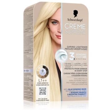 Schwarzkopf Creme Supreme Culoare permanenta pentru par pentru decolorarea părului