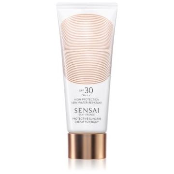 Sensai Silky Bronze crema de corp pentru protectie solara SPF 30