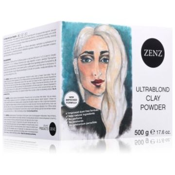 ZENZ Organic Ultrablond Clay Powder pudra decoloranta fără amoniac