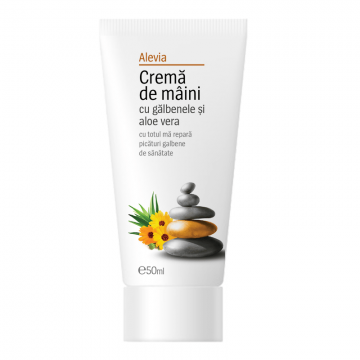 Alevia Crema de maini cu galbenele si aloe vera 50 ml