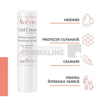 Avene Cold Cream stick pentru buze 4g