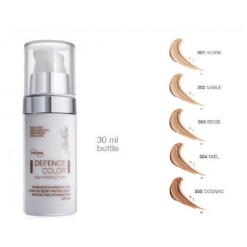 Bioinke Defence Color Fond de ten lichid SPF30 nr. 302 Sable 30 ml