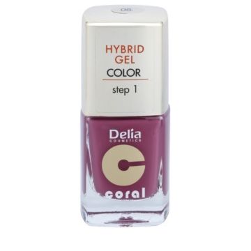Delia Coral Hybrid Gel Color Step 1 Lac Unghii 05 11 ml