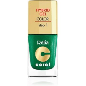 Delia Coral Hybrid Gel Color step 1 Lac unghii 10 11 ml