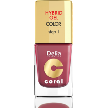 Delia Coral Hybrid Gel Color step 1 Lac unghii 18