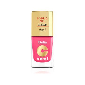 Delia Coral Hybrid Gel Color step 1 Lac unghii 23