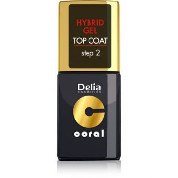 Delia Coral Hybrid Gel Top coat step2 11 ml