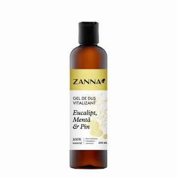 Gel de dus vitalizant cu eucalipt si pin, 250ml, Zanna