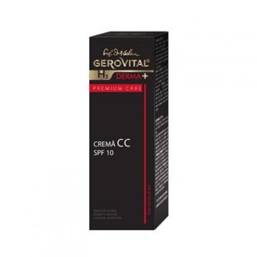 Gerovital H3 Derma+ Premium Care Crema CC SPF10 Medium Tent 30 ml