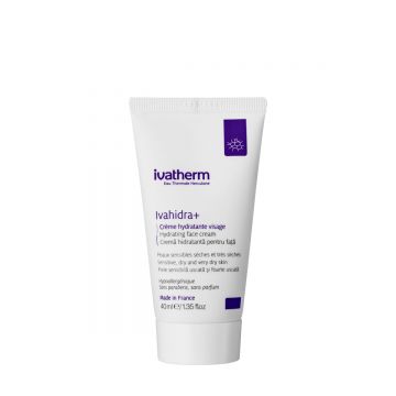 Ivatherm Ivahidra+ Crema hidratanta pentru ten forte uscat 40 ml