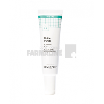 Novexpert Trio-Zinc Fluid Purifiant pentru piele cu imperfectiuni ten normal/mixt 30 ml
