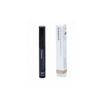 Ser pentru gene si sprancene cu peptide 5ml, Elementa Bioearth