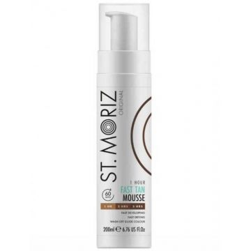 Spuma Autobronzanta Profesionala ST MORIZ Professional Fast Tan Mousse 1 Hour   2 Hrs   3 Hrs, 200 ml