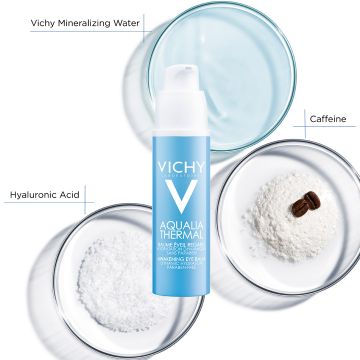 Vichy Aqualia Thermal Balsam hidratant pentru zona ochilor cu efect revigorant