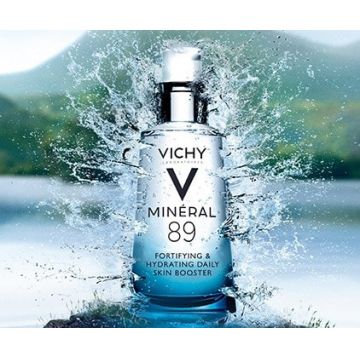 Vichy Mineral 89 Gel-Booster zilnic cu efect de fortifiere si reumplere 50 ml