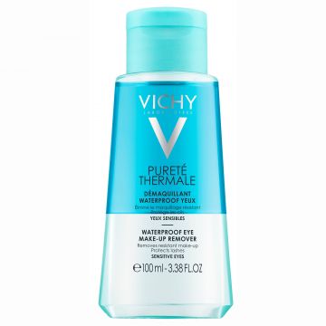 Vichy Purete Thermale Demachiant Bifazic Waterproof zona ochilor 100 ml