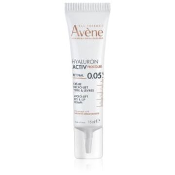 Avène Hyaluron Activ Procedure Micro-Lift Eye & Lip Cream 0.05% Retinal crema cu efect de lifting pentru ochi