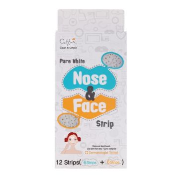 Benzi exfoliante anti puncte negre pentru zona nasului si zona T - Cettua