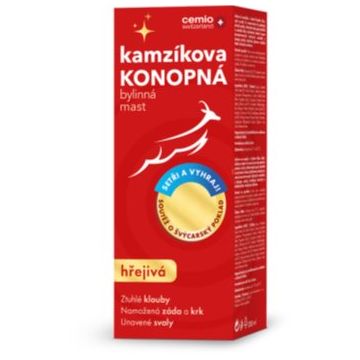 Cemio Kamzík hemp ointment unguent pe bază de plante cu efect termogen