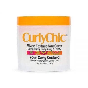 Crema speciala pentru definire bucle, Custard pentru par cret, Curly Chic, 326 g