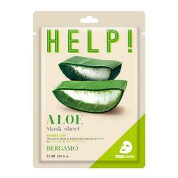 Masca revitalizanta pentru fata cu extract de Aloe Vera - BERGAMO 25 ml