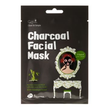 Masca tip servetel cu carbune si Houttuynia Cordata - Cettua 20g