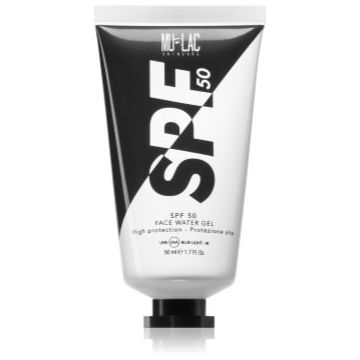 Mulac Cosmetics SPF 50 gel de protectie cremoasa faciale