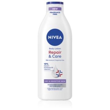 NIVEA Repair & Care Sensitive lapte de corp calmant pentru piele uscata si sensibila