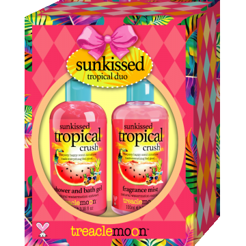 Pachet Gel de dus + Mist de corp Sunkissed Tropical Duo Gift Set, 2 x 100ml, Treaclemoon