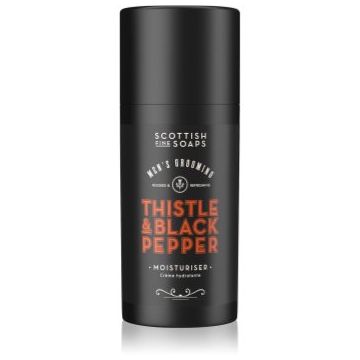 Scottish Fine Soaps Thistle & Black Pepper crema de fata hidratanta pentru barbati