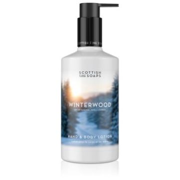 Scottish Fine Soaps Winterwood lapte de corp pentru maini si corp