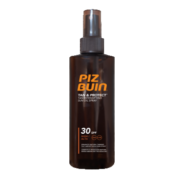 Spray ulei pentru bronzare accelerata SPF 30 Tan & Protect Piz Buin