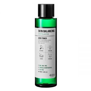 Toner pentru Curatare si Echilibrare a Pielii cu Centella Asiatica - Dearboo Skin Balancing Centella Cica Zero Toner, 150 ml