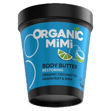 Unt de corp reparator cu cocos si grapefruit, 200ml, Organic Mimi