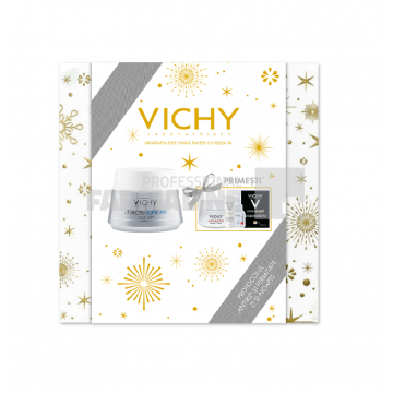 Vichy Trusa Xmas 2023 Liftactiv Supreme Crema de fata antirid pentru ten normal si mixt 50 ml +  Liftactiv Crema de noapte antirid pentru toate tipurile de ten 15 ml
