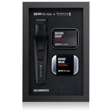 Zew For Men Remington G10 Graphite set de tuns barba si corp