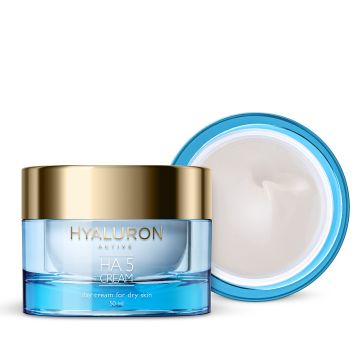 Crema de zi pentru ten uscat Hyaluron Active, 50ml, Nuance
