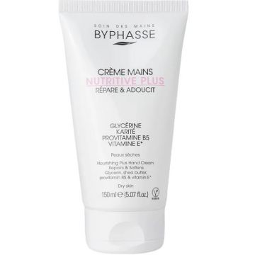 Crema pentru maini hranitoare Nutritive Plus, 150ml, Byphasse