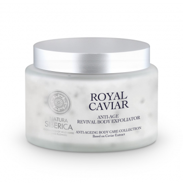 Exfoliant de corp revitalizant anti-age Royal Caviar, 300ml, Natura Siberica