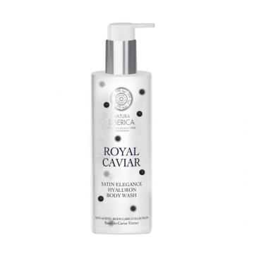 Gel de dus cu acid hialuronic Satin Elegance Royal Caviar, 400ml, Natura Siberica
