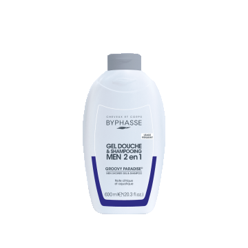 Gel de dus & Sampon 2in1 Groovy Paradise, 600ml, Byphasse