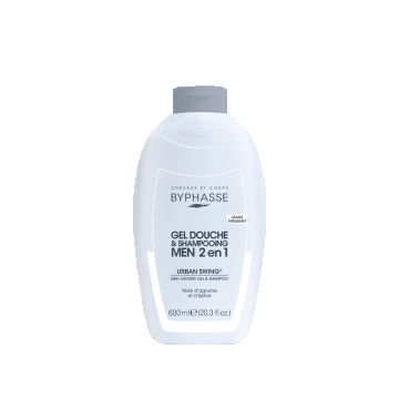 Gel de dus & Sampon 2in1 Men Urban Swing, 600ml, Byphasse