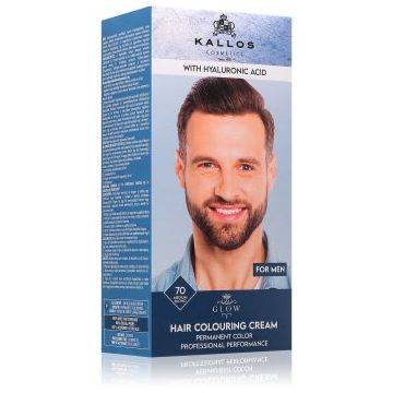 Kallos Glow Lasting Cream Colour Culoare permanenta pentru par pentru barbati