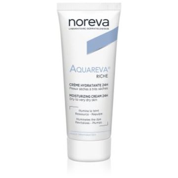 Noreva Aquareva Rich Moisturizing Cream 24h crema hranitoare pentru hidratare intensa