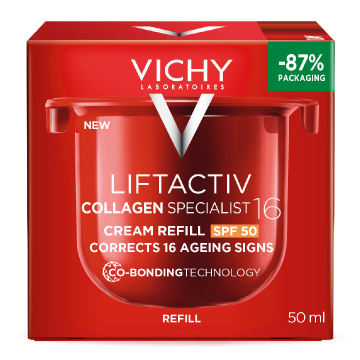 Rezerva Crema antirid de zi cu SPF50 Liftactiv Collagen Specialist 16, 50 ml, Vichy