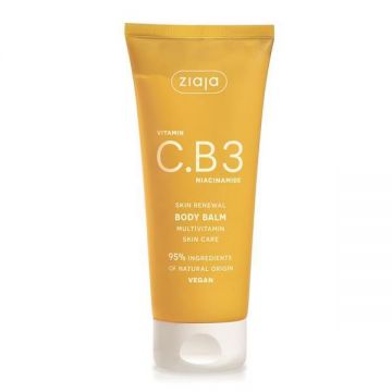 SHORT LIFE - Balsam pentru Corp - Ziaja Vitamin C. B3 Niacinamide Skin Renewal Body Balm, 200 ml