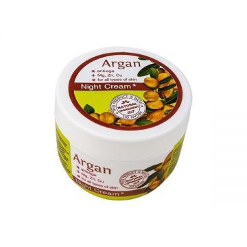 SHORT LIFE - Crema de Noapte pentru Ameliorarea Ridurilor cu Ulei de Argan Rosa Impex, 100 ml