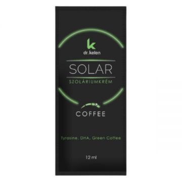 SHORT LIFE - Plic Crema pentru Solar cu Cafea Verde - Dr. Kelen Solar Green Caffe, 12 ml