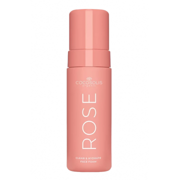 Spuma de curatare pentru fata Rose Clean & Hydrate, 150ml, Cocosolis