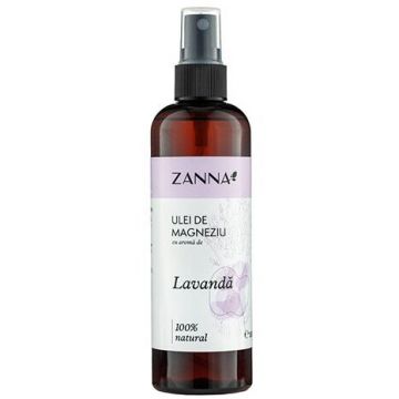 Ulei de magneziu cu aroma de lavanda, 150ml, Zanna